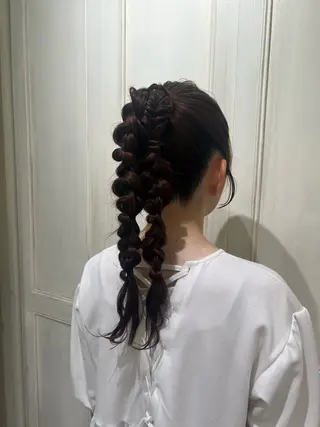ヘアアレンジ ダブルカラー/髪質 改善🫧池田優紀のヘアスタイル