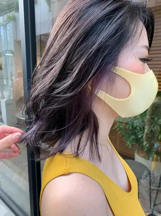 ミディアム カラー 縮毛矯正✖️似合わせ 🌻ヒトミのヘアスタイル