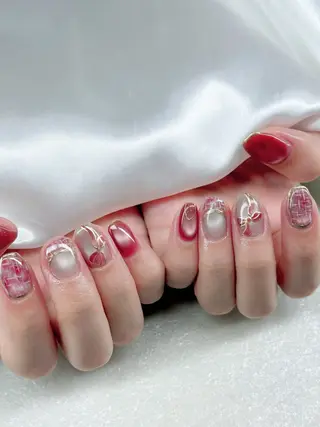 ネイル Agate miku🎀‧₊のネイルデザイン