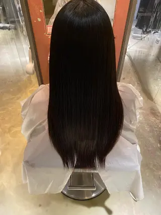 セミロング deco所属・無料カットモデル 丸川英心のヘアスタイル