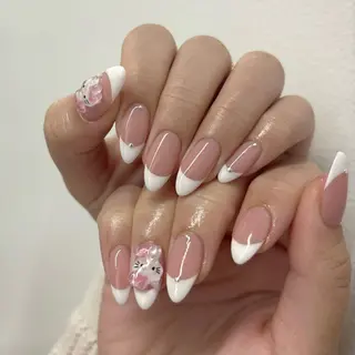 ネイル rina ニュアンス♡ワンホンのネイルデザイン