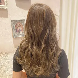 ロング Puamelia 名古屋所属・韓国風ヘア✻透明感 カラー✻yukaのヘアスタイル