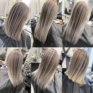 セミロング カラー ヘアアレンジ マツエク・マツパ 井上 一平のヘアスタイル