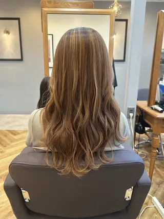 セミロング カラー ヘアアレンジ ❤️可愛いハイトーン を造る❤️AKIRAのヘアスタイル