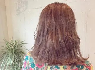 ミディアム カラー たかいわ みきのヘアスタイル