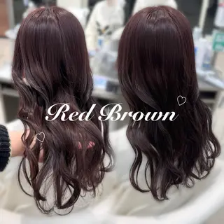 ロング カラー 暖色カラー🎀🎶 田辺 樹里のヘアスタイル