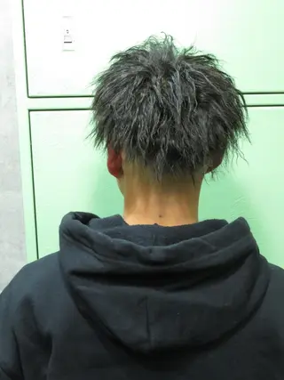 パーマ メンズ Le'a所属・渋谷/フェード/ 國分 翔のヘアスタイル