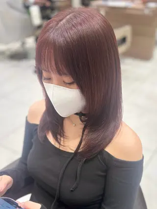 ミディアム カラー ⭐️NANA/ メンズカットのヘアスタイル