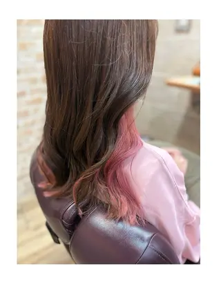 セミロング カラー Tink 横浜店所属・亀田 実花のヘアスタイル