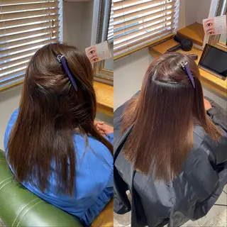 ロング 縮毛矯正支持率👑 No.1 SORAのヘアスタイル