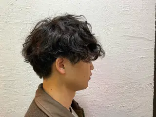 パーマ メンズ 美髪改善・ブリーチ tadasuke⭐️のヘアスタイル