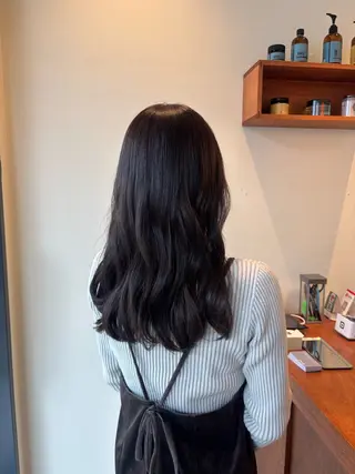 ミディアム カラー aoi ♡グレージュ ・ベージュカラーのヘアスタイル