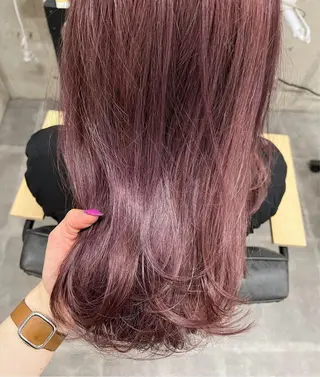 カラー Una並木坂  透明感カラー＆髪質改善＆韓国ヘア所属・松本 凜那のヘアスタイル