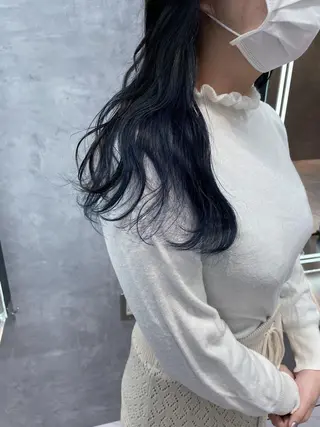 ロング カラー _WHITE 天神店 YUMEKA🐻のヘアスタイル