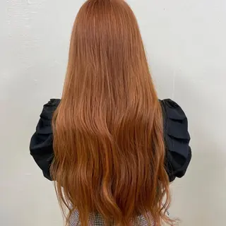 ロング ARMONY 神宮前所属・コテ巻き風パーマ 🦋そま🦋のヘアスタイル