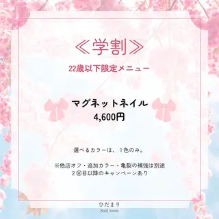 ネイル NailSalon ひだまりのネイルデザイン