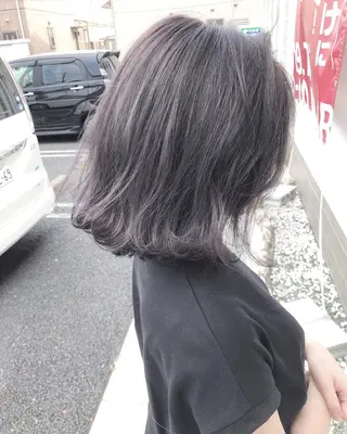 ミディアム カラー 具志 正太のヘアスタイル