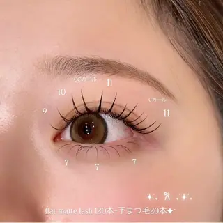 マツエク・マツパ Zina 荻窪🎀 miyukiのマツエク・マツパデザイン