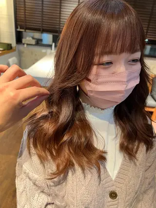 ロング カラー newi TATSUのヘアスタイル