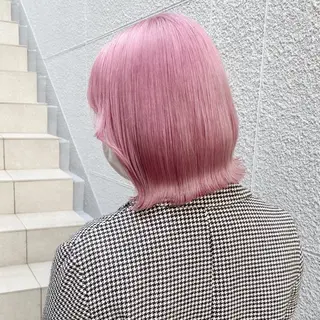 ミディアム カラー ヘアアレンジ 💗💗韓国レイヤー yu-ki💗💗のヘアスタイル