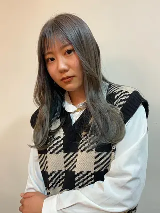 セミロング 三好 美里のヘアスタイル