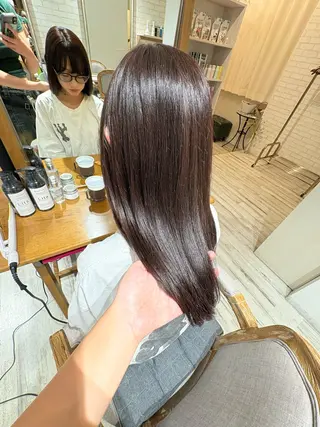 ロング カラー 透明感/韓国風 HIRARIのマツエク・マツパデザイン