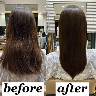 セミロング パーマ 新宿✨顔周りカット 韓国ヘア/坂本亜裟海のヘアスタイル