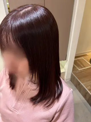 ミディアム カラー 豊中美容室COCOLUANA所属・CHISATO /暖色カラー❤️のヘアスタイル