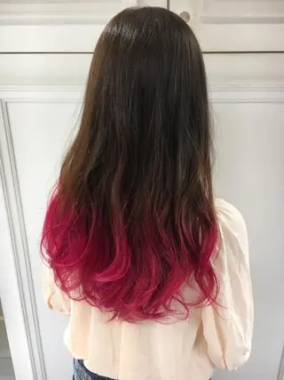 ロング カラー fukuyasu rikaのネイルデザイン