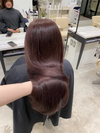 ロング カラー ブリーチなしカラー 🤍　Mihanaのヘアスタイル