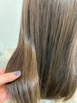 カラー 髪質改善カラー🤍 エクステ✨君島由実子のヘアスタイル