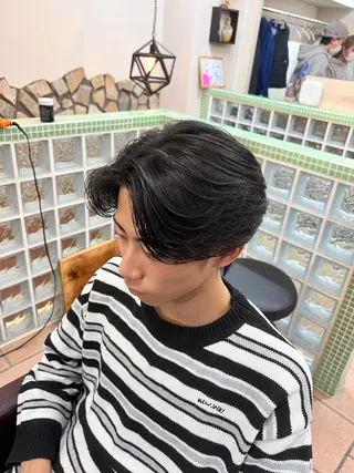 ミディアム パーマ メンズ メンズカットパーマ ✂️ JOYAのヘアスタイル