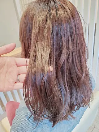 セミロング カラー 北九州美容室 🕊️わかな✂︎のヘアスタイル