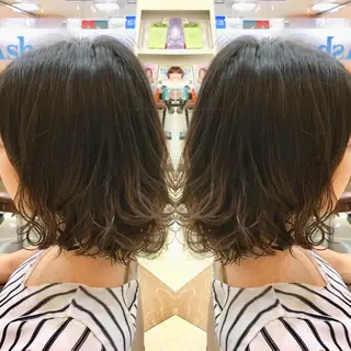 ミディアム 髪質改善 阪口 雄佑のヘアスタイル