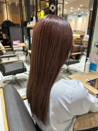 ロング カラー 🍜のばた 🍜のヘアスタイル