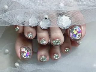 ネイル 【Eclat ｴｸﾗ】nail＆beauty所属・Eclat〔ｴｸﾗ〕 MOEKA𝜗𝜚*のネイルデザイン