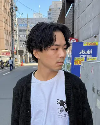 パーマ メンズ シャドウパーマ/ メンズ/KENTAのヘアスタイル