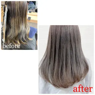 セミロング カラー GRANLUSSO 〜グランルッソ駅前店所属・木口 嘉美のヘアスタイル