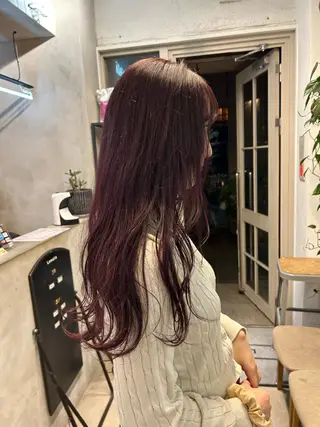 ロング カラー じゅわっと暖色カラー 🍊Moemiのヘアスタイル