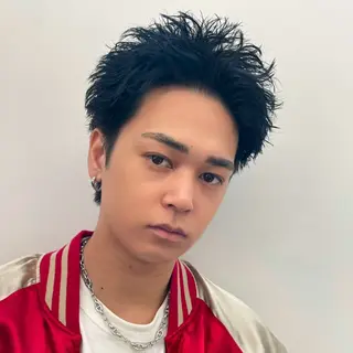 ショート カラー パーマ ヘアアレンジ メンズ 亀井隆汰/メンズ専門 パーマ特化美容師のヘアスタイル