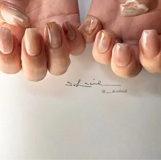 ネイル 🍃伏見 / soL nail / aiのネイルデザイン