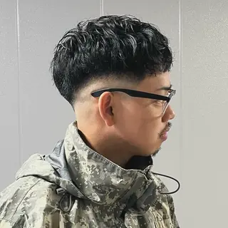 ショート パーマ メンズ 立川/メンズパーマ 厚進太郎のヘアスタイル