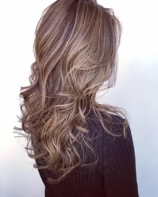 ロング カラー ヘアアレンジ HairSignature所属・ブリーチ指名神戸 No.1美容師RENのヘアスタイル