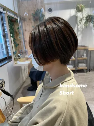 ショート カラー 🌿AMANE🌿 sakiのヘアスタイル