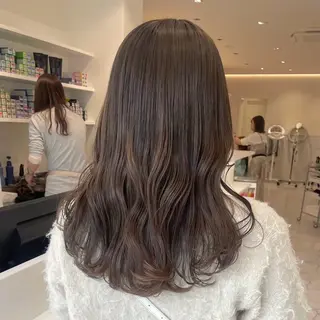 セミロング カラー ParveMix 🩶🫧入江 香名のヘアスタイル