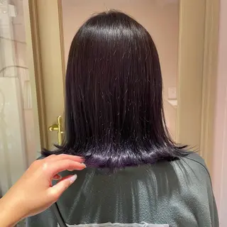 ミディアム マホ/日吉/髪質改善 /レイヤー/ガーリーのヘアスタイル