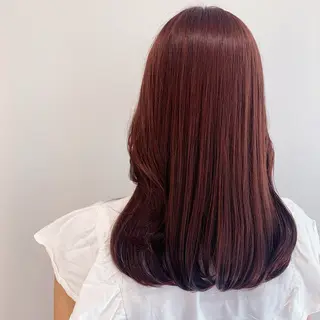 ロング カラー 松浦ゆずき 韓国/ 診断/ダウンパーマのヘアスタイル