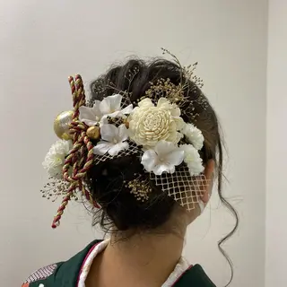 ヘアアレンジ 透明感カラー🌈 菊池 結衣のヘアスタイル