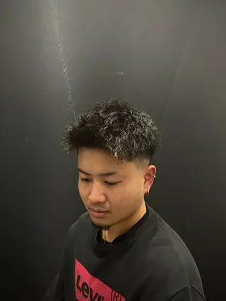 ショート パーマ 【再現性120%】 🔥龍也リュウヤ🔥のヘアスタイル