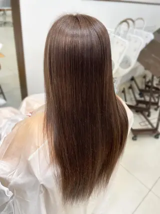 ロング カラー SOYON なんば店所属・水島 真彩のヘアスタイル